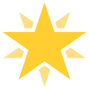 glowing star