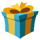 wrapped present