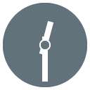 clock face twelve-thirty