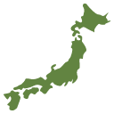 silhouette of japan