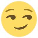 smirking face