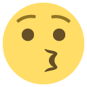 kissing face