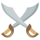 crossed swords